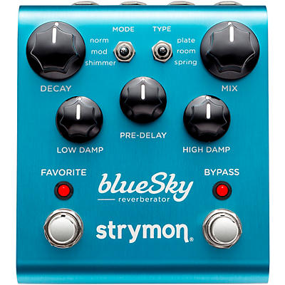 Strymon blueSky Reverberator Reverb Effects Pedal