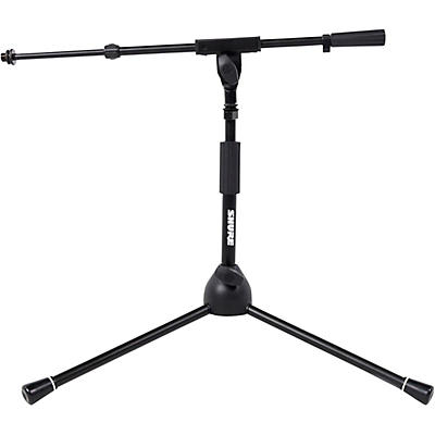 Shure by Gator Low-Profile Tripod Microphone Stand With Telescoping Boom -