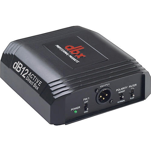 dbx dB12 Active Direct Box Black