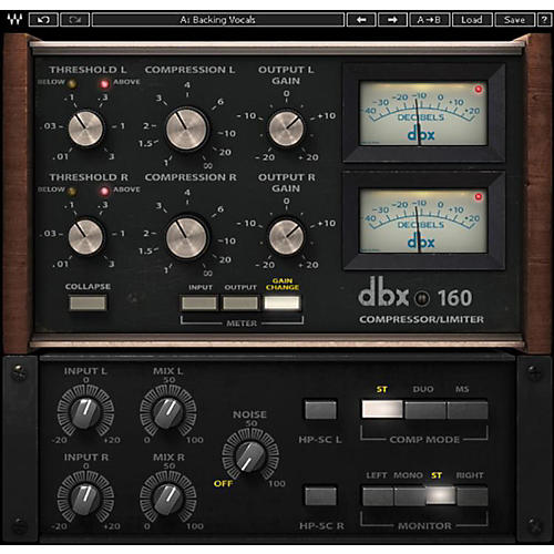 dbx 160 Compressor / Limiter Native/SG Software Download