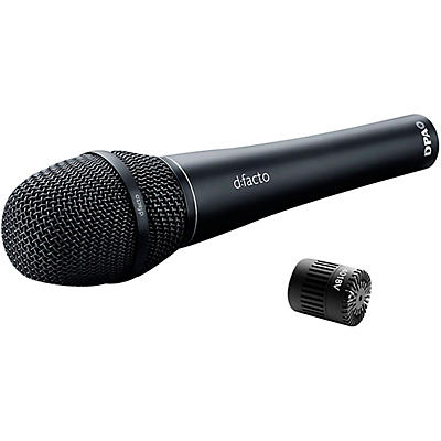 DPA Microphones d:facto 4018V Softboost Supercardioid Mic, Wired DPA Handle, Black