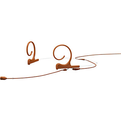 DPA Microphones d:fine FID88 Directional Headset Microphone—Dual Ear, 120mm Boom, Microdot Connector, Brown
