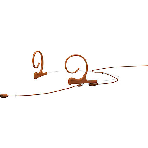 DPA Microphones d:fine FID88 Directional Headset Microphone—Dual Ear, 120mm Boom, Microdot Connector, Brown