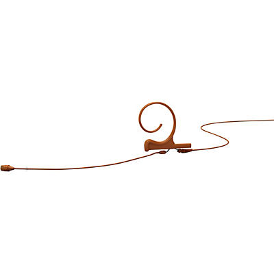 DPA Microphones d:fine FIO66 Omnidirectional Headset Microphone—Single Ear, 90mm Boom, Brown