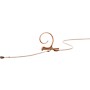 DPA Microphones d:fine Flex Directional Slim Headset Microphone Single Ear, 100mm Boom, Hardwired 3.5mm Mini Jack, Beige