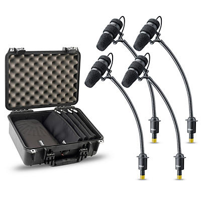 DPA Microphones d:vote CORE 4099 Mic Rock Touring Kit, 4 Mics and accessories, Extreme SPL in a Peli-case