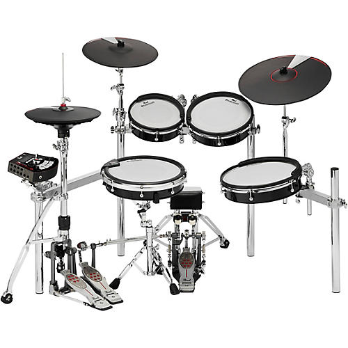 Pearl e/MERGE e/TRADITIONAL Electronic Drum Set Powered by KORG Jet Black