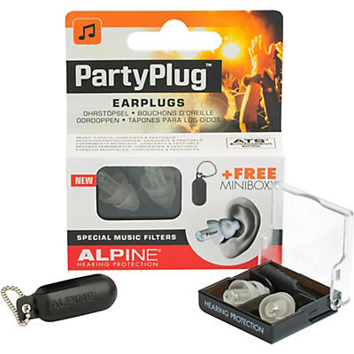 Alpine Hearing Protection (ea) Single-filter Universal Earplugs (Clear)