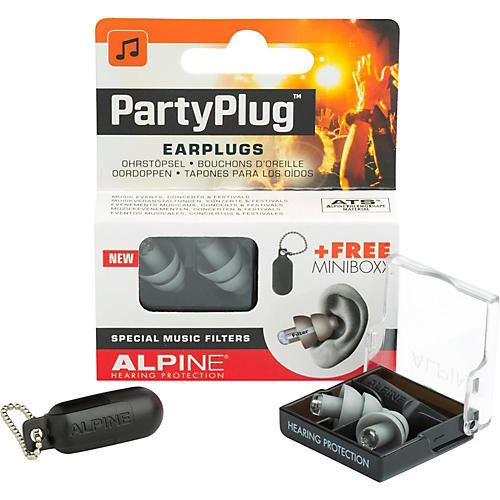 (ea) Single-filter Universal Earplugs (Gray)