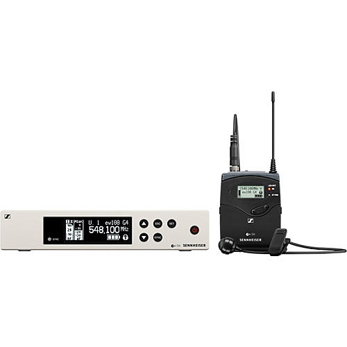 ew 100 G4 Lavalier Wireless System With ME4 Cardioid Lavalier Microphone