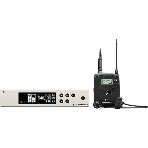 Sennheiser ew 100 G4 Lavalier Wireless System with ME4 Cardioid Lavalier Microphone Band G