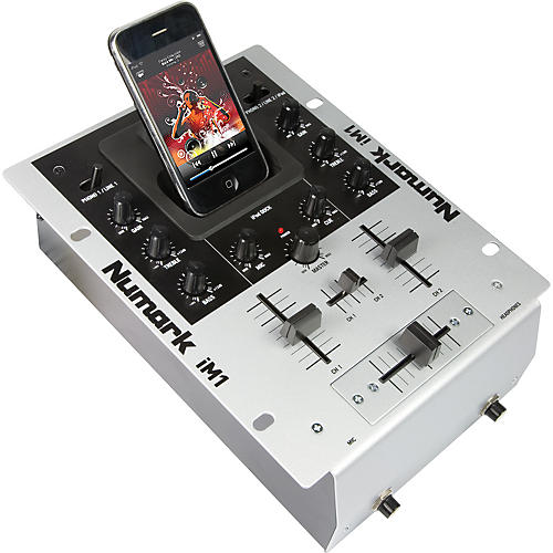 iM1 2-Channel DJ Mixer with iPod Dock