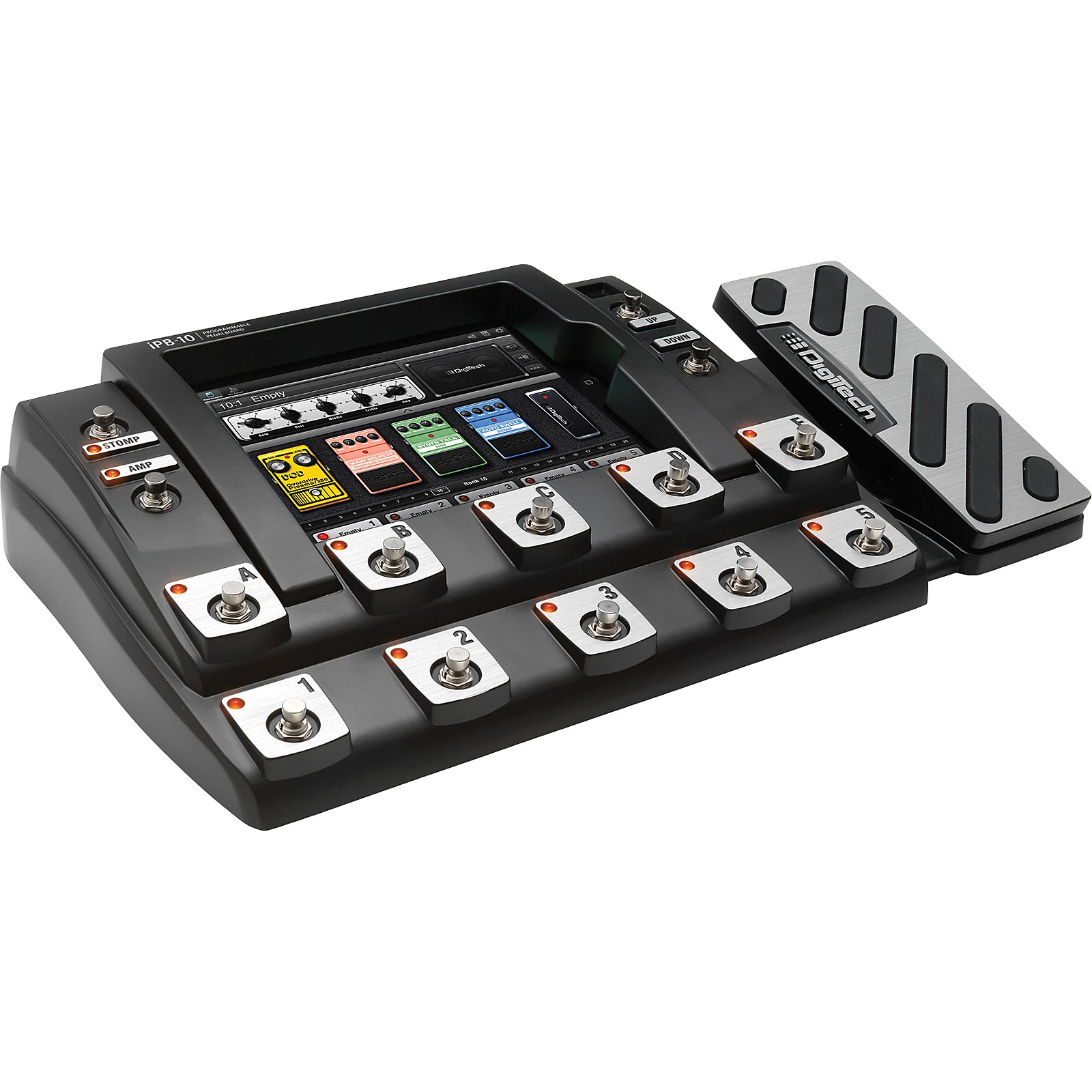 DigiTech iPB10 Programmable Guitar Multi Effects Pedal Board with iPad