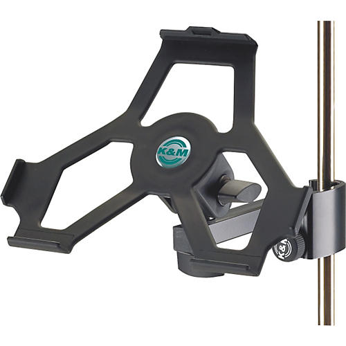 K&M iPad Holder with Prismatic Clamp Condition 1 - Mint Black