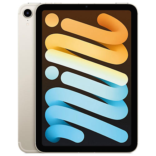Apple iPad mini 6th Gen Wi-Fi + Cellular 256GB - Starlight (MK8H3LL/A)