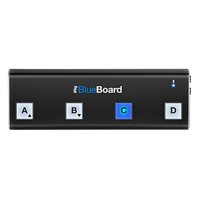 IK Multimedia iRig BlueBoard Bluetooth Wireless MIDI Footcontroller for iOS and Mac