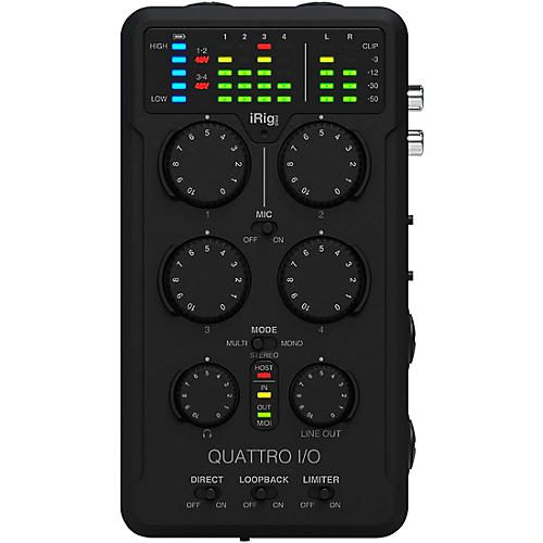 IK Multimedia iRig Pro Quattro I/O Audio/MIDI Interface Condition 1 - Mint