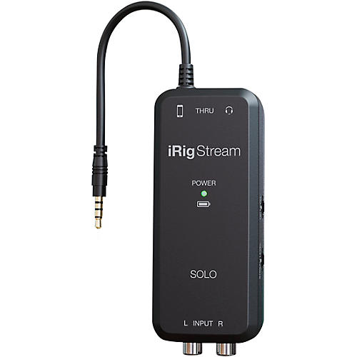 IK Multimedia iRig Stream Solo Audio Interfaces for iOS Mac and Select Android Devices Condition 1 - Mint