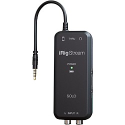 iRig Stream Solo Audio Interfaces for iOS Mac and Select Android Devices