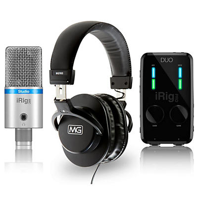 IK Multimedia iRig Studio Bundle with MG900 Headphones