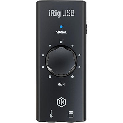 IK Multimedia iRig USB Instrument Audio Interface - USB-C