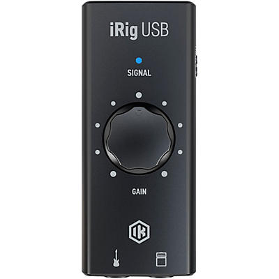 IK Multimedia iRig USB Instrument Audio Interface (USB-C)
