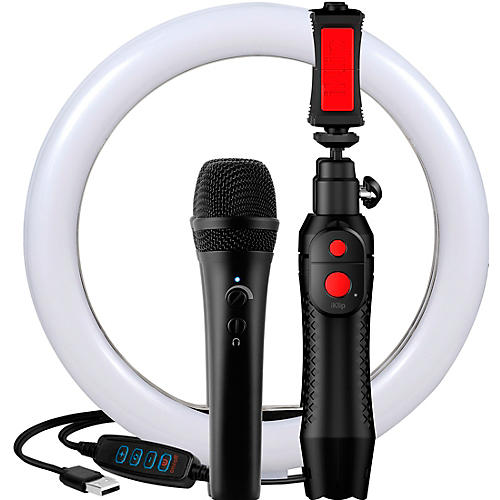 IK Multimedia iRig Video Creator HD Bundle With Mic, Stand and Ring Light Condition 1 - Mint