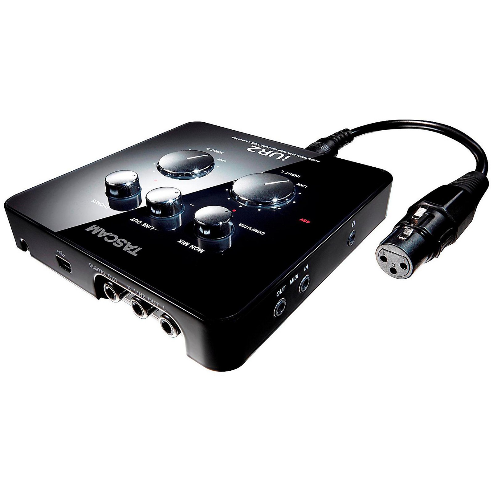 Tascam iUR2 USB Audio/MIDI Interface for iPad, Mac and PC Musician's