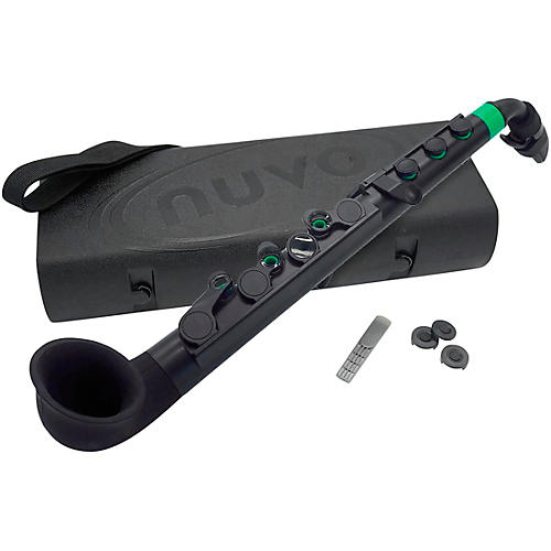 Nuvo jSax 2.0 Plastic Saxophone Black/Green