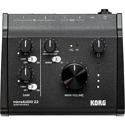 KORG microAUDIO 22 USB-C Audio Interface