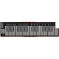 KORG nanoKEY Fold - Foldable MIDI keyboard Sand BeigeLava Orange