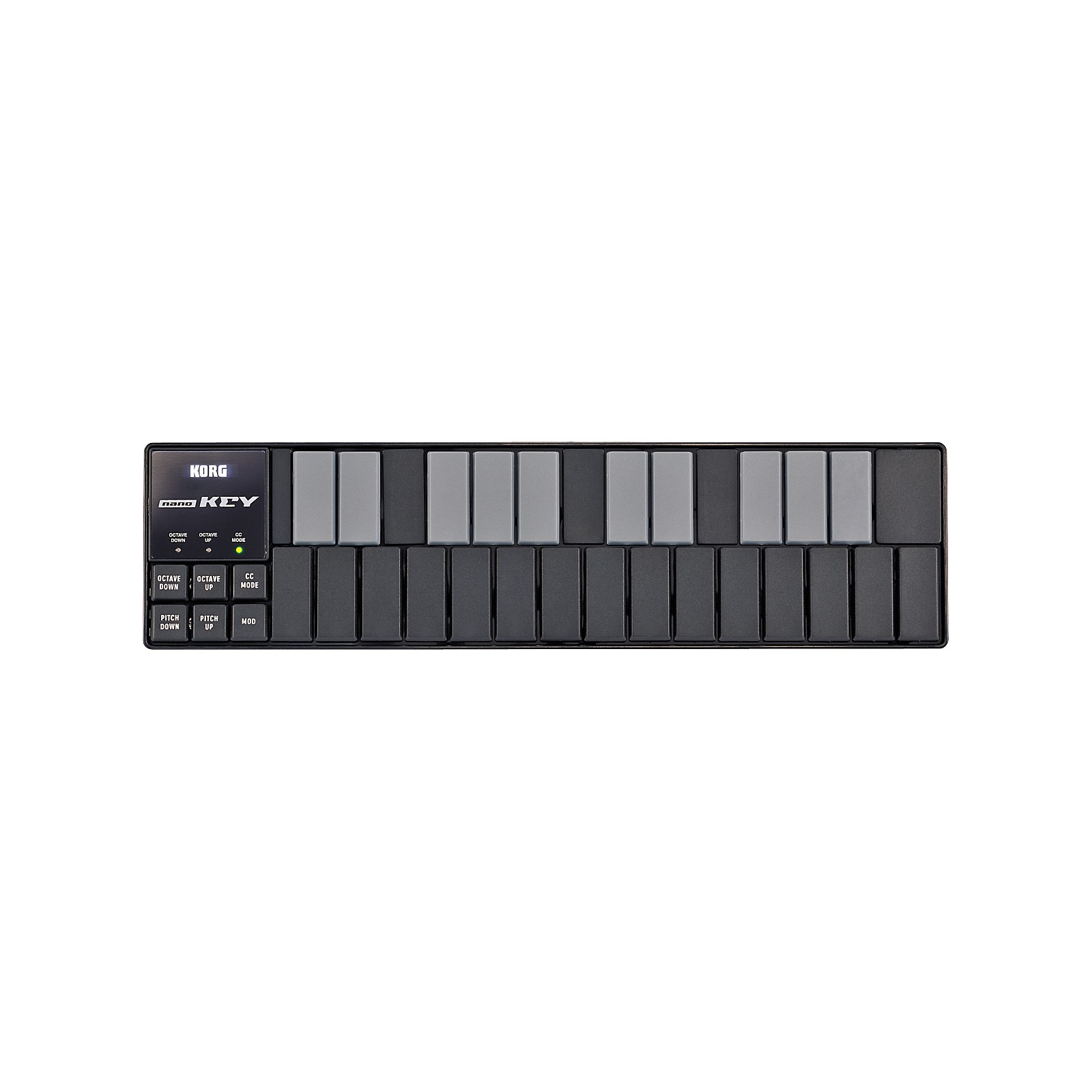 Korg nanoKEY MIDI Keyboard Controller - Black | Musician's Friend