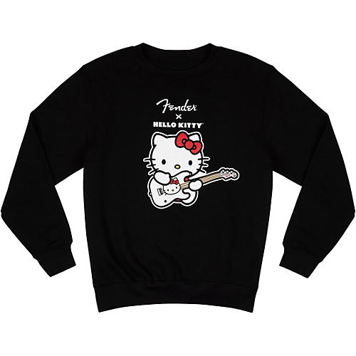Fender x Hello Kitty Logo Sweatshirt X Large Black