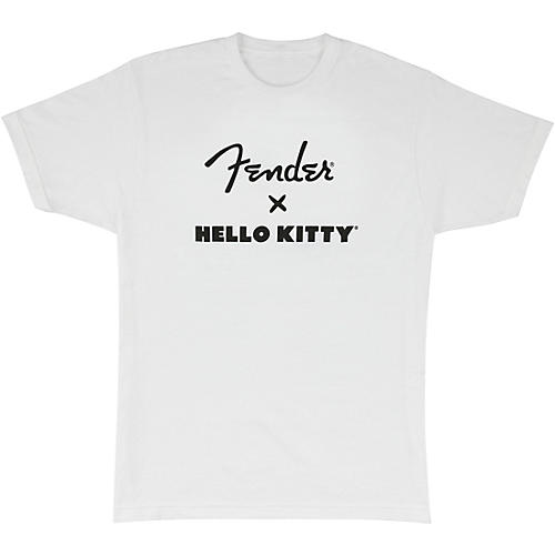 Fender x Hello Kitty Logo Tee Small White
