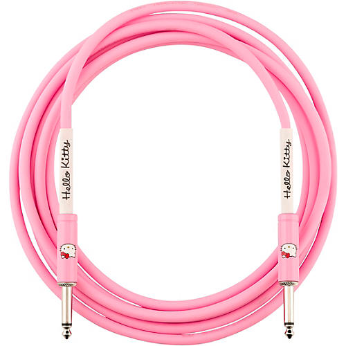 Fender x Hello Kitty Original Straight to Straight Instrument Cable 18.6 ft. Pink