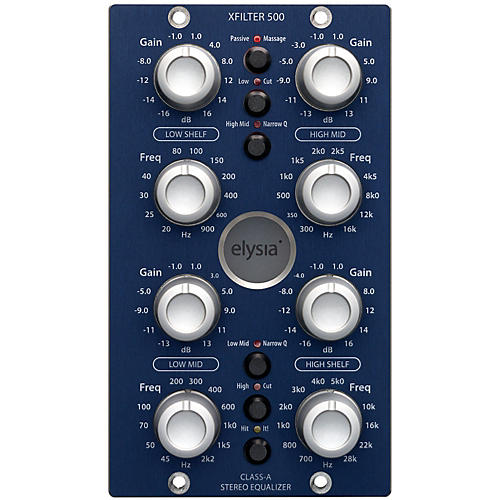 Elysia xfilter 500 Class A Discrete Stereo Parametric EQ